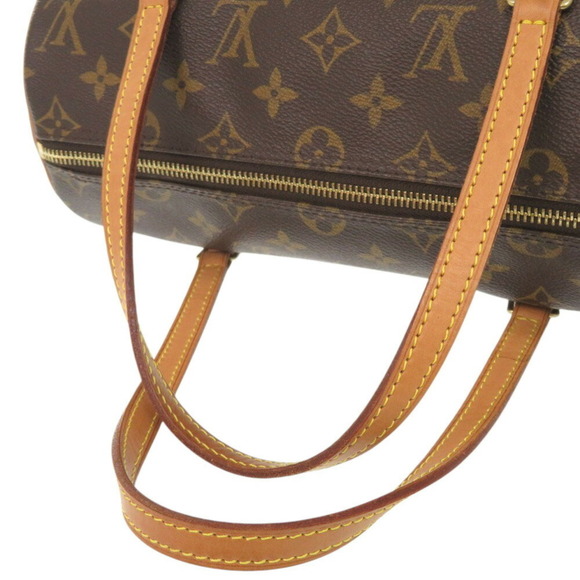 LOUIS VUITTON Brown Monogram Leather Papillon 26 Bag - Picture 6 of 11